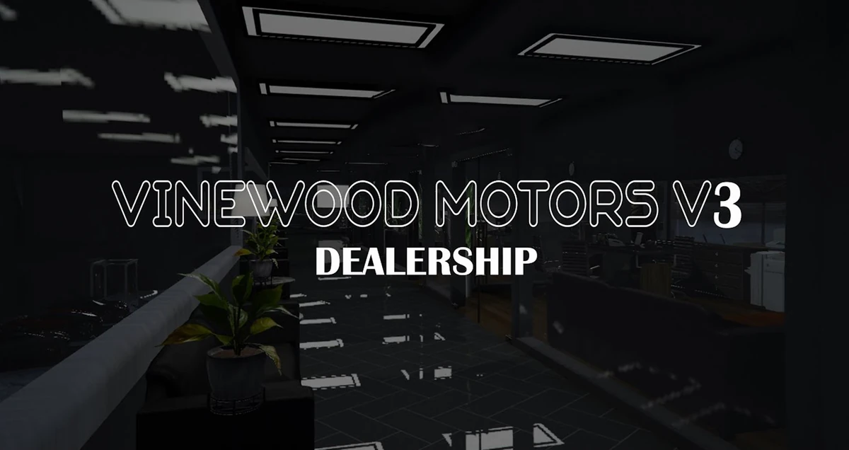 Vinewood Motors V3 MLO – Fully Open Source FiveM Dealership & Automotive Hub